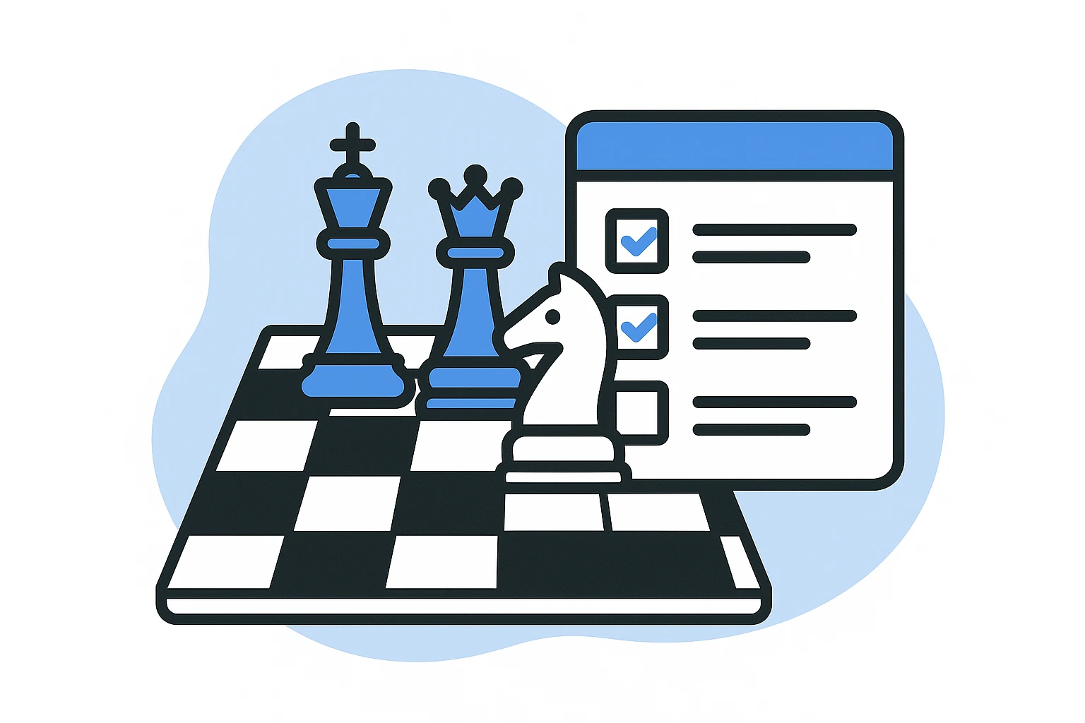 Study planner, but about chess  emoji