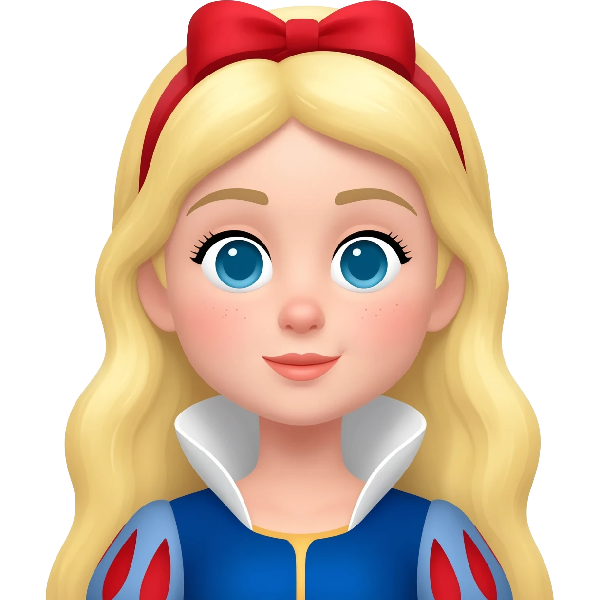 Une fille comme blanche neige emoji