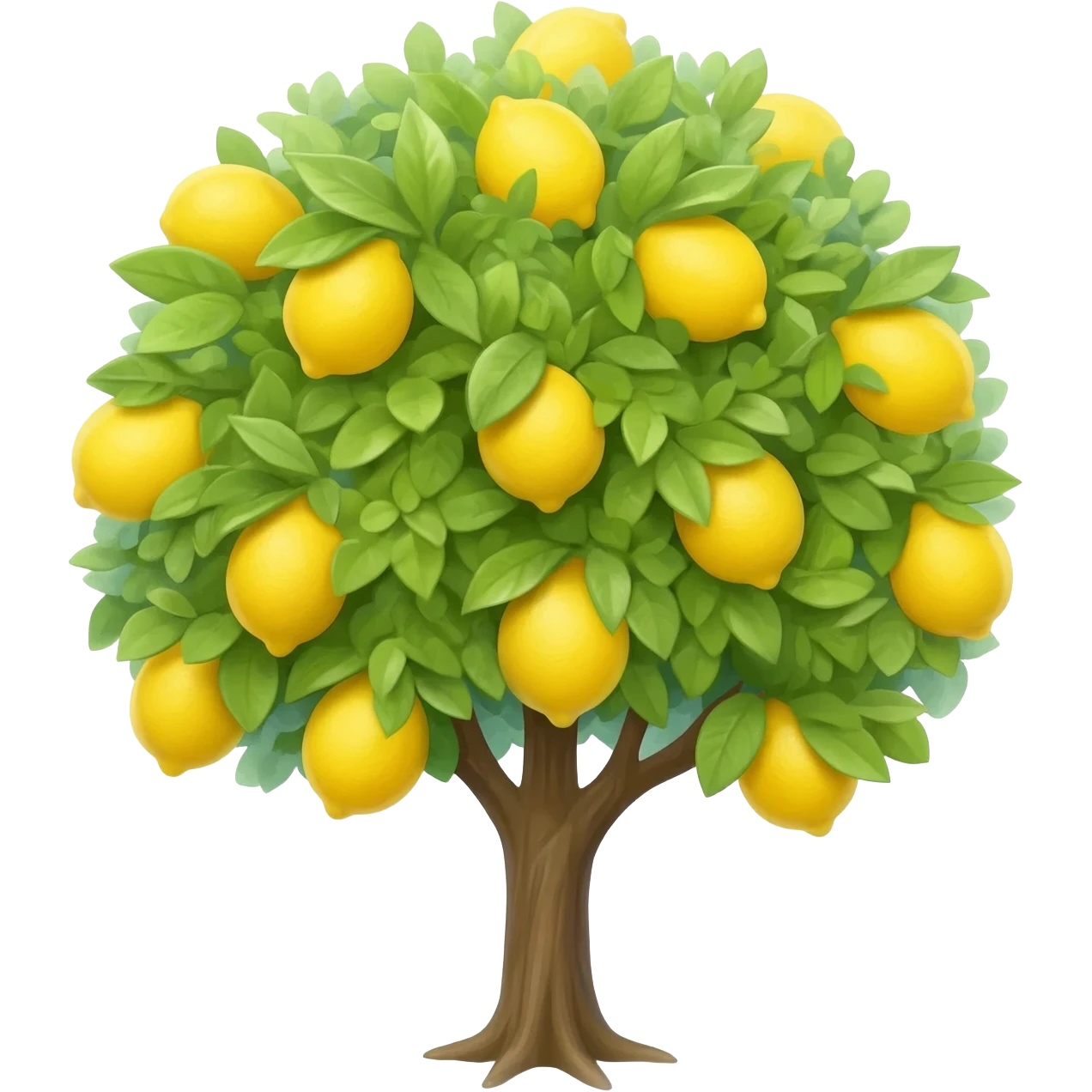 a lemon tree emoji