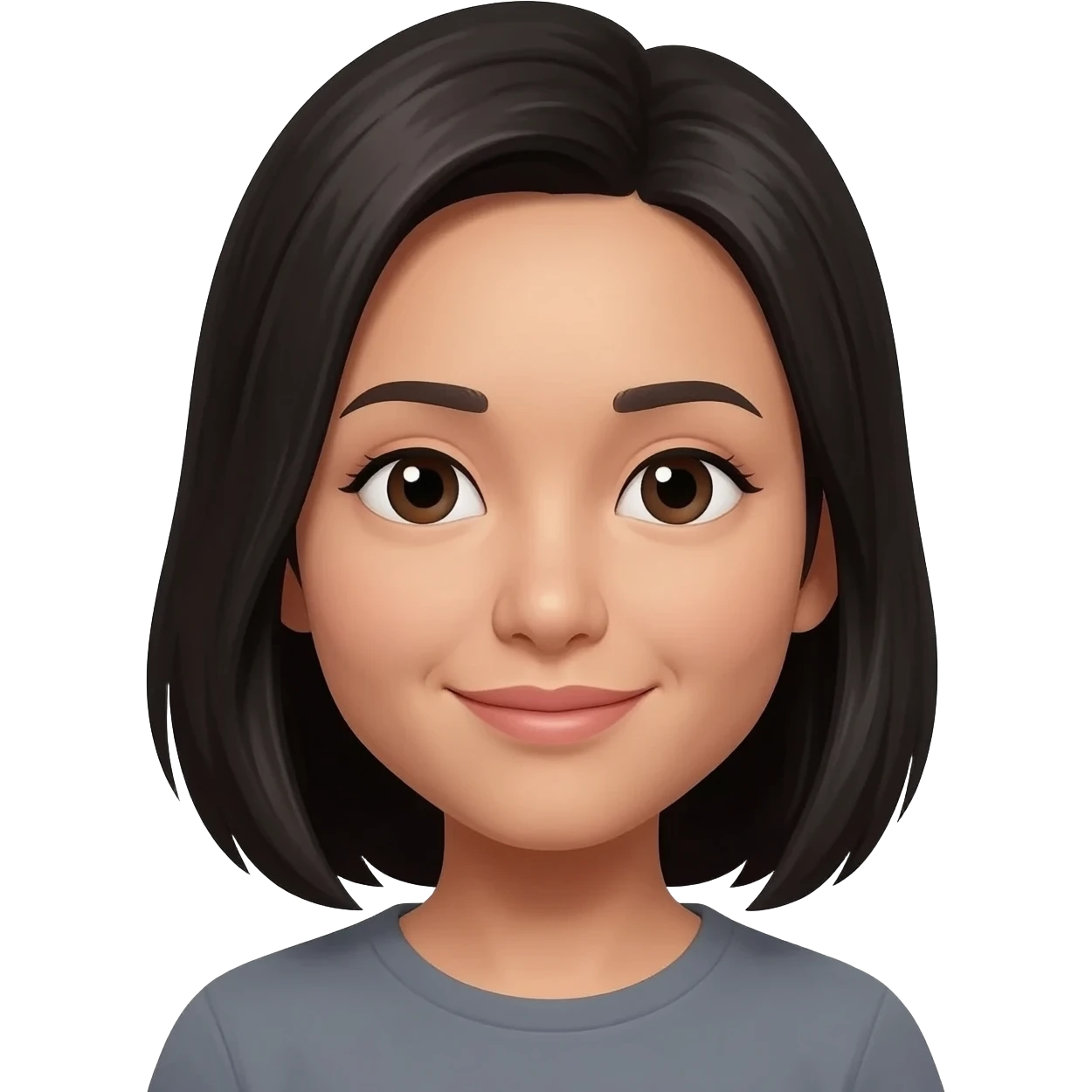 dark tone asian female emoji