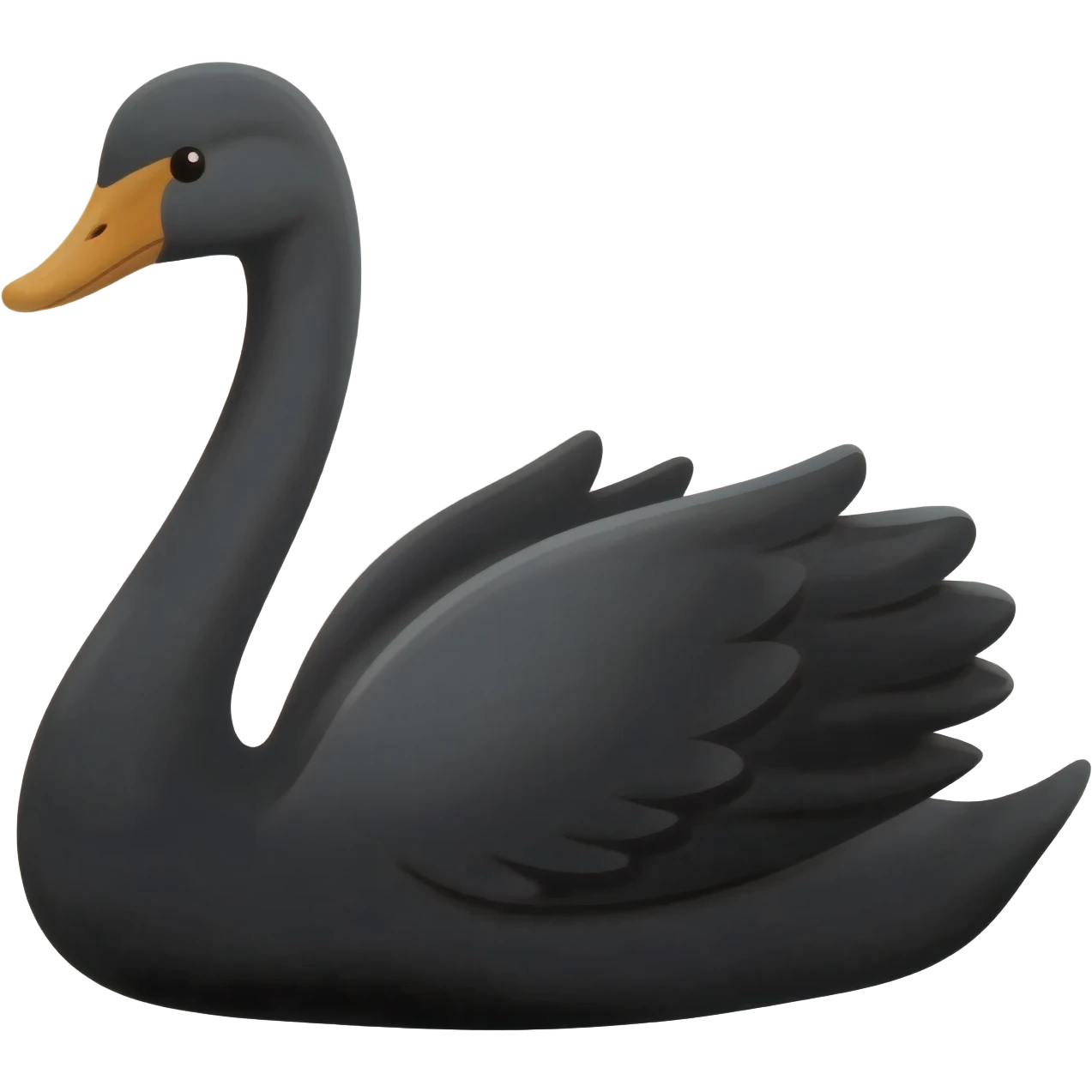 A black swan emoji