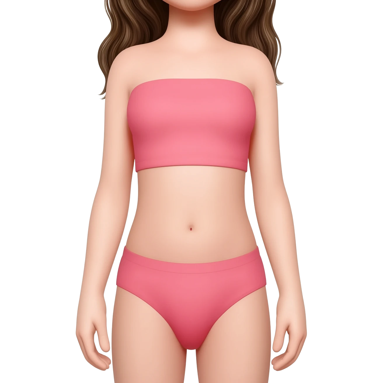 young girl hyper-realistic vagina period emoji