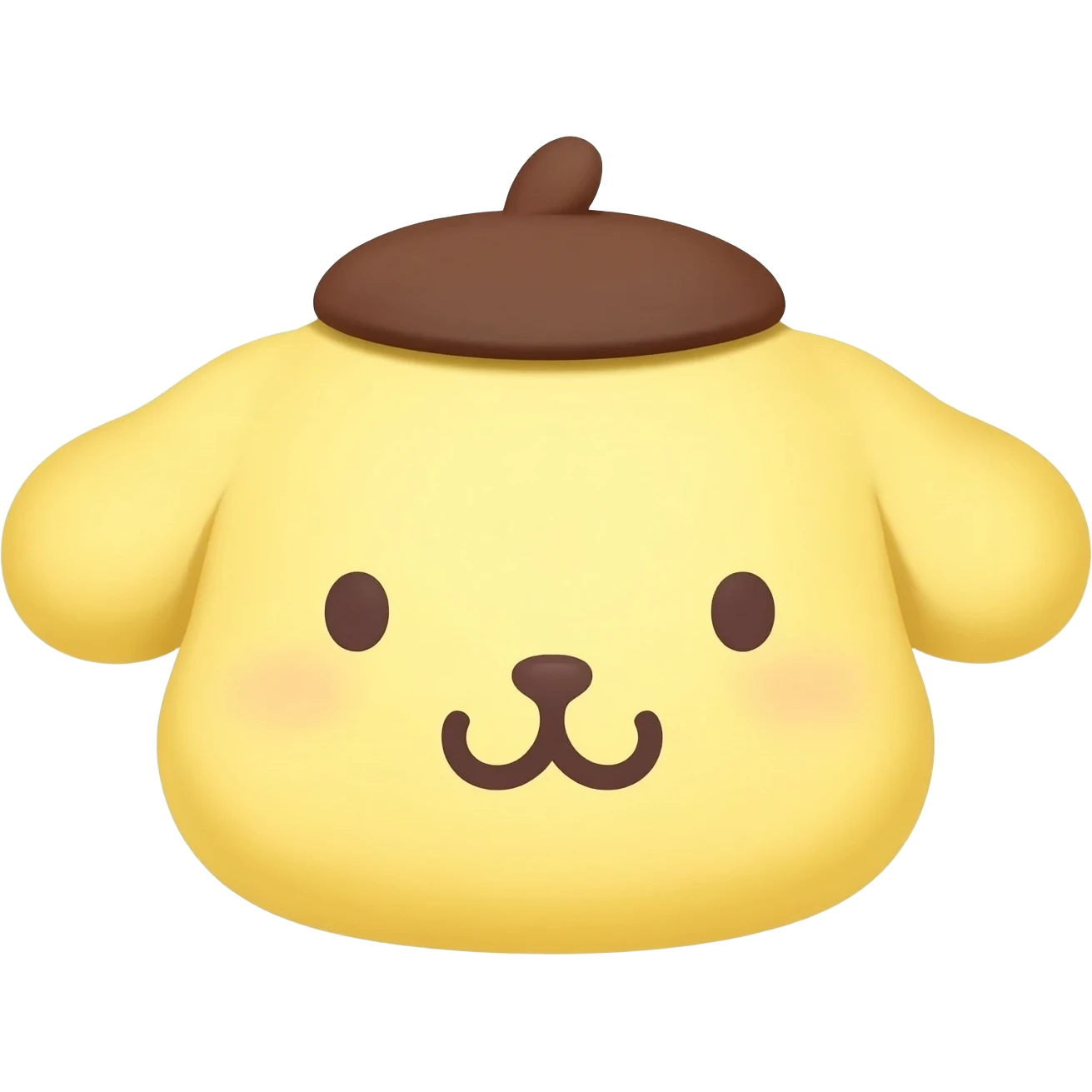 Pompompurin face only emoji