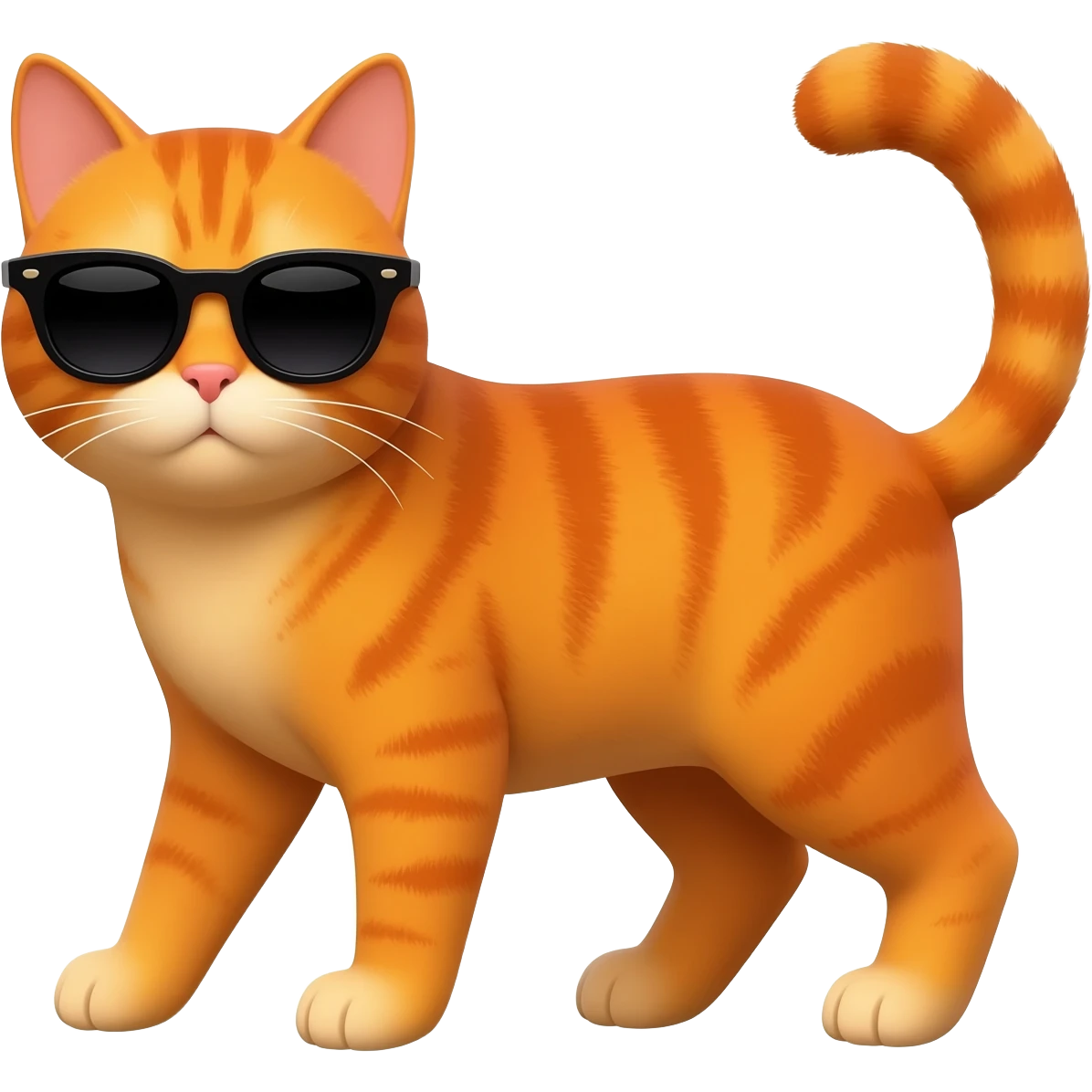 Cat wearing sunglasses emoji