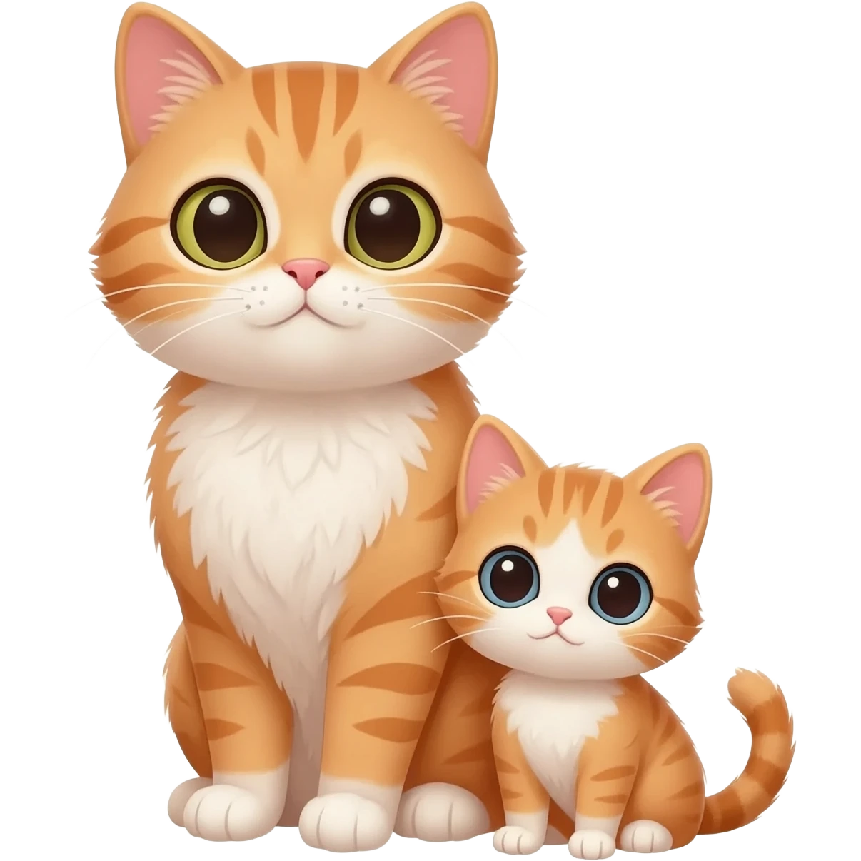 Cat have  a baby emoji