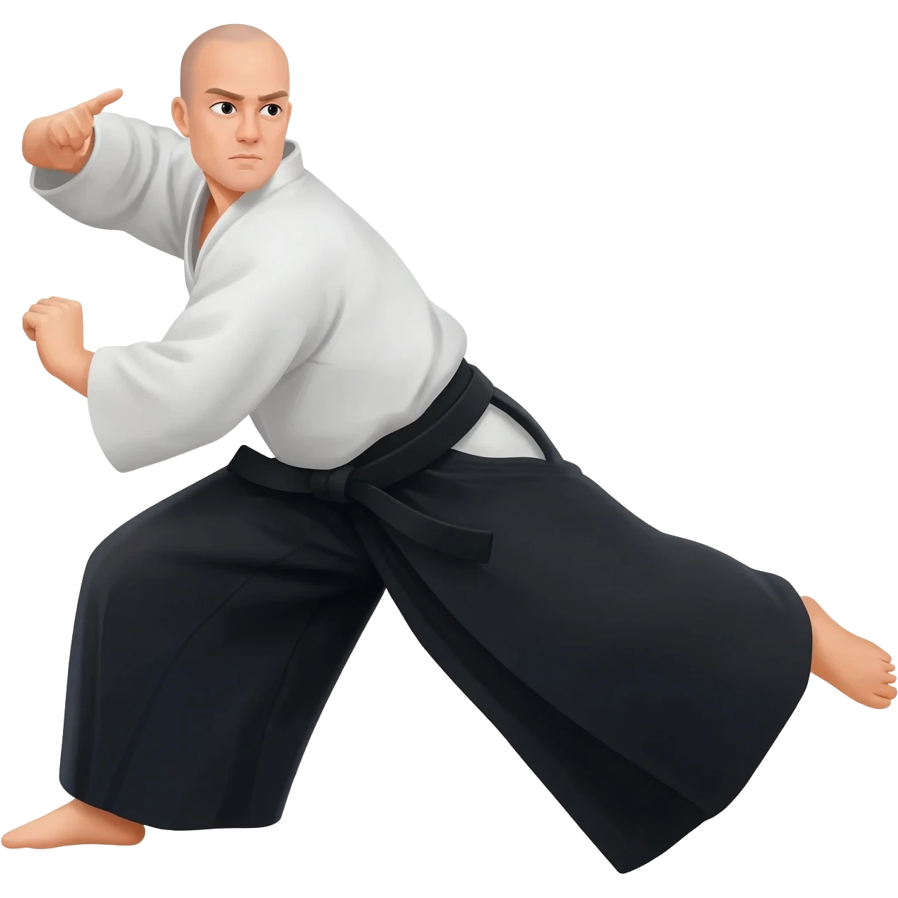 Aikidokas en action emoji