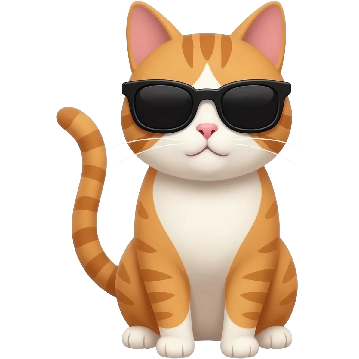 Cat wearing sunglasses emoji