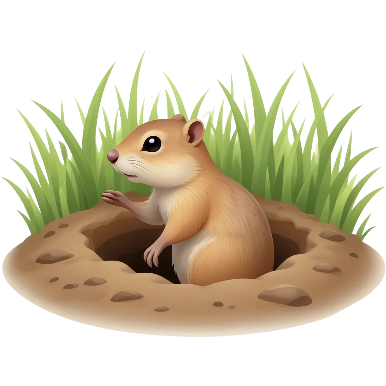 Plains pocket gopher emoji