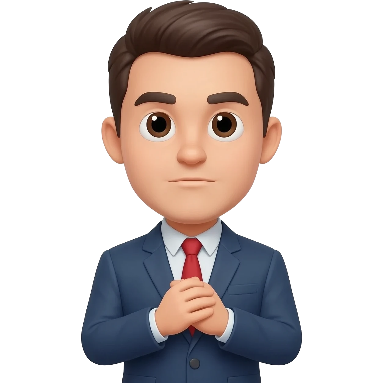 A 😏 emoji with the 🙏 emoji emoji