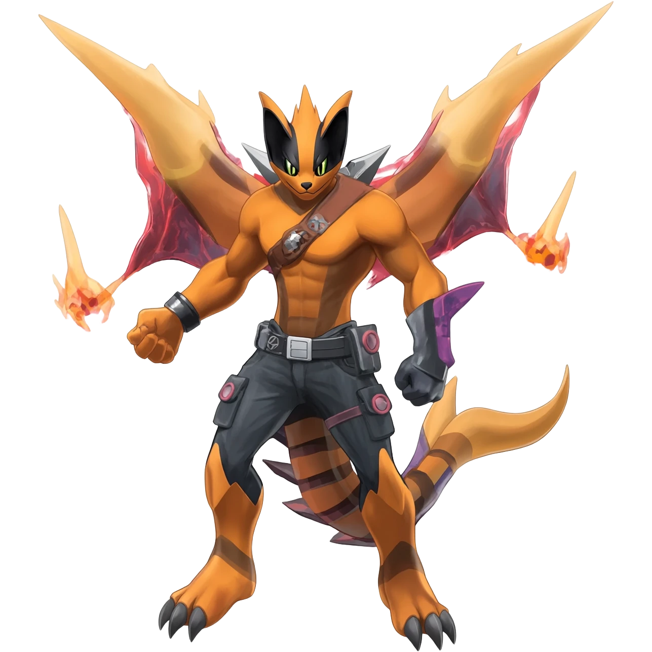 Edgy cool badass handsome monsterous Darkrai-Umbreon-Giratina-Fakémon-hybrid-fusion-creature  emoji