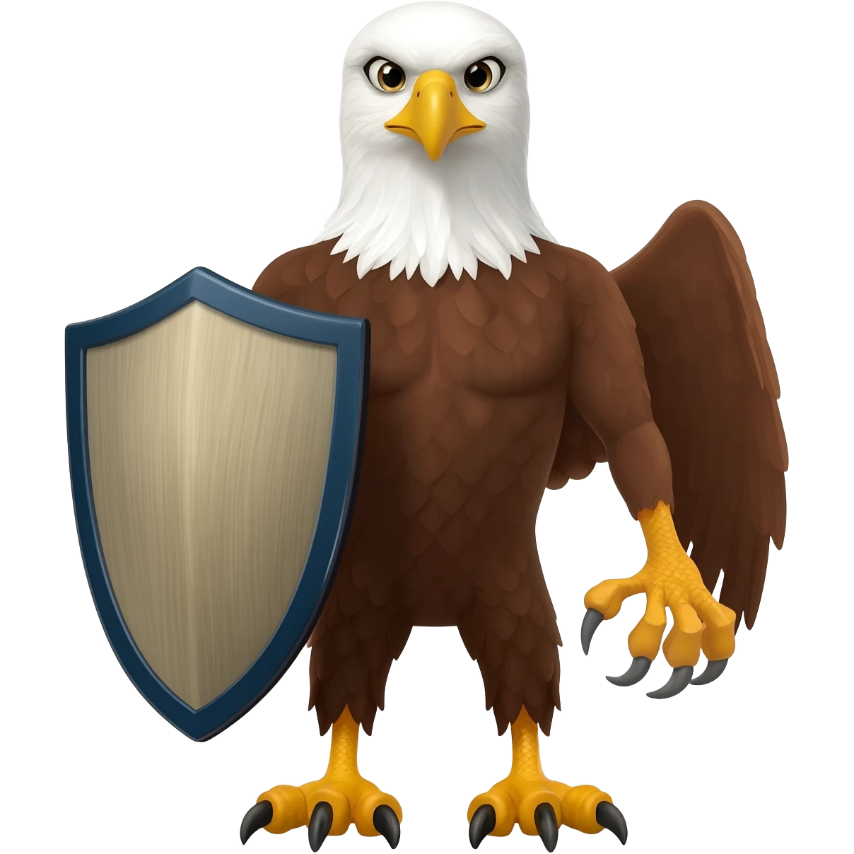 Eagle with shield emoji