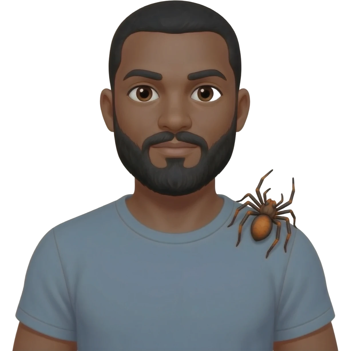 🕷 👕🧔🏿 emoji