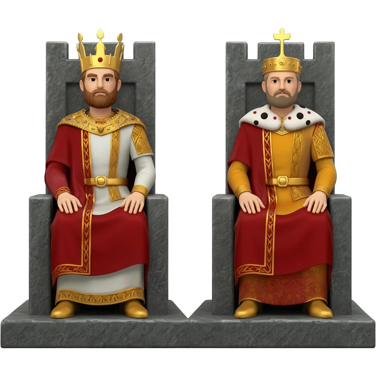 ancient kings on the throne emoji