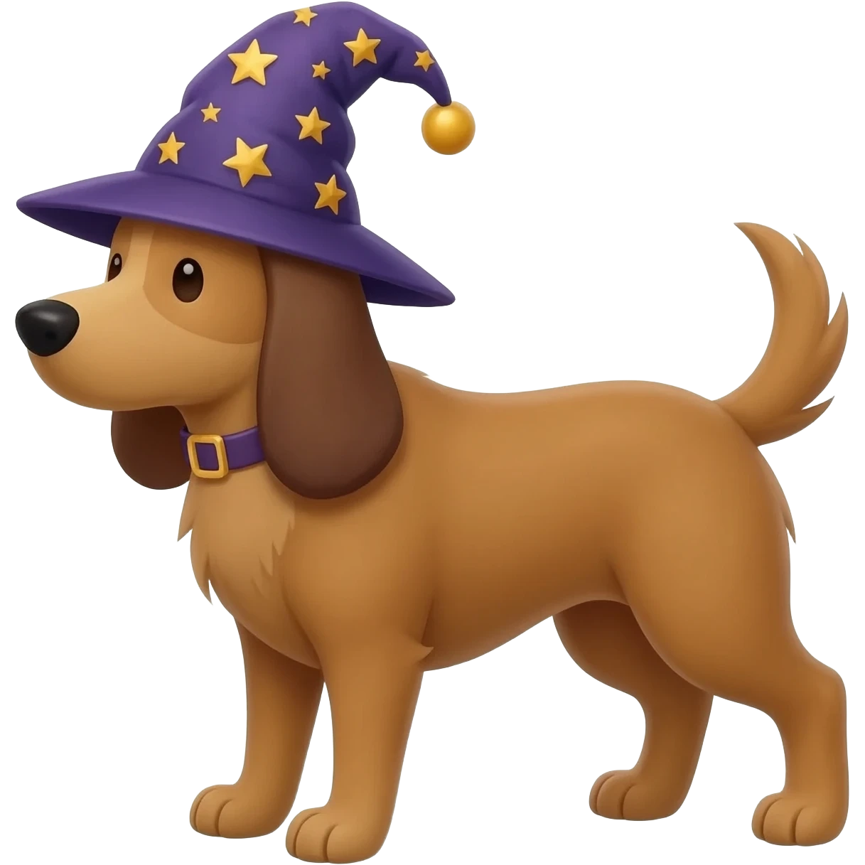 Dog wizard emoji