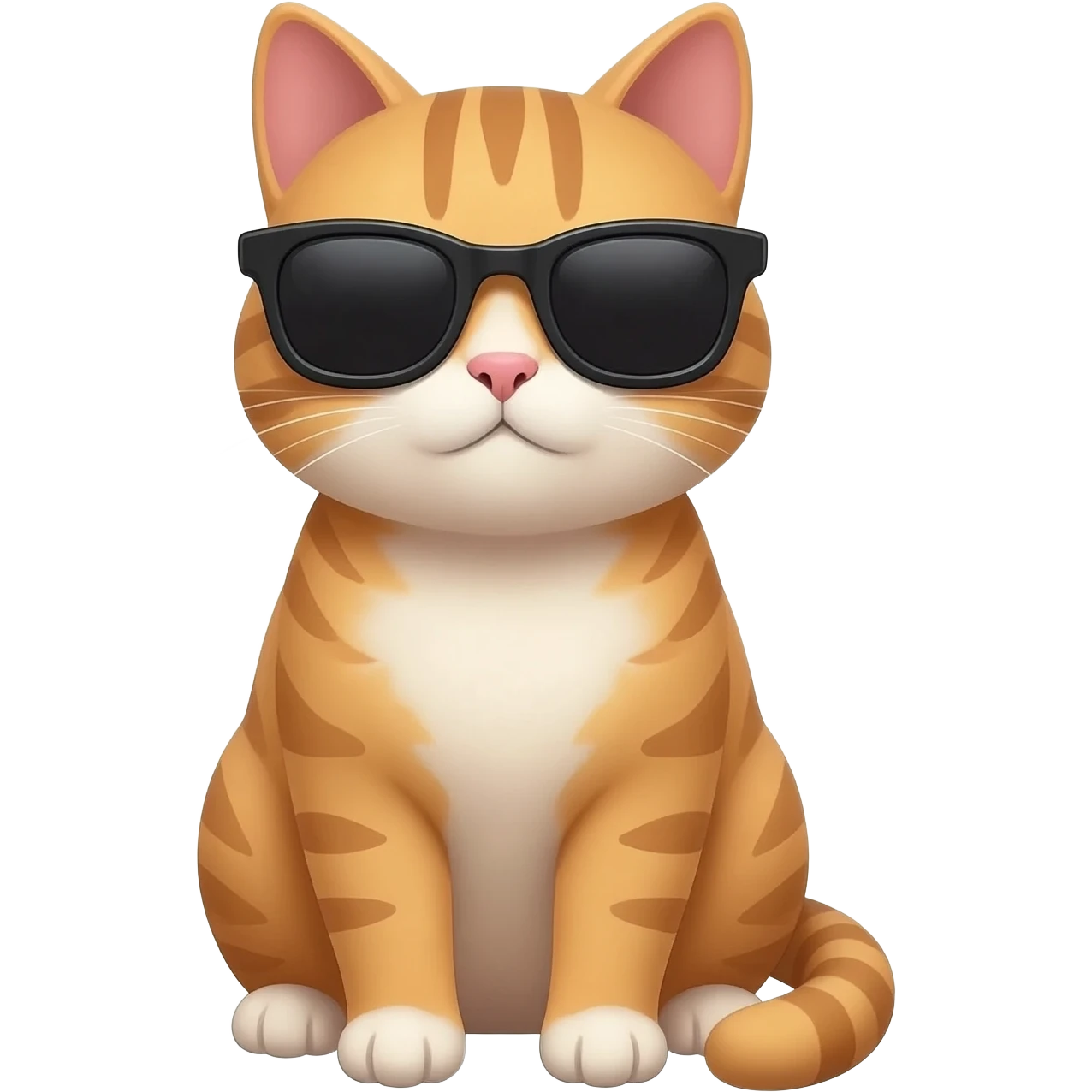 Cat wearing sunglasses emoji