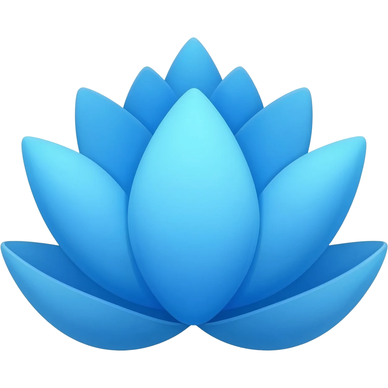 Blue lotus emoji