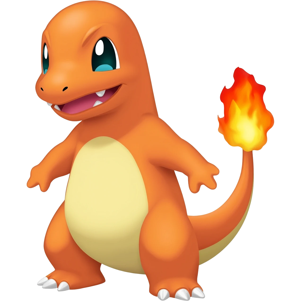 Photo-realistic Official Charmeleon sprite artwork emoji
