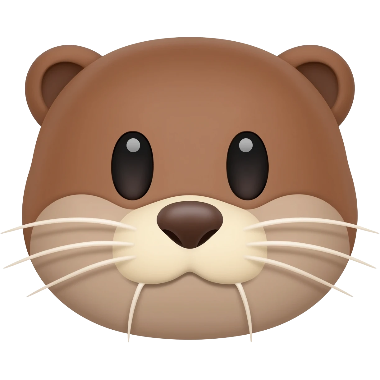 cute otter head with a judge's gavel emoji