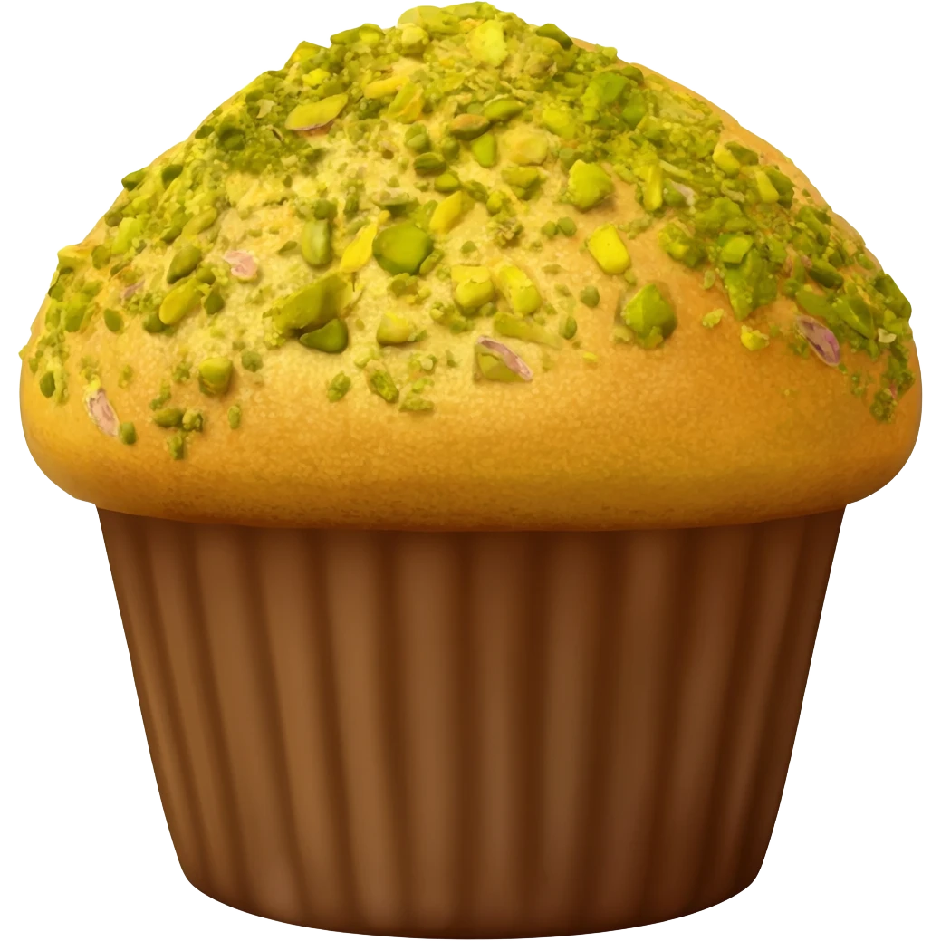 Muffins with pistachio emoji