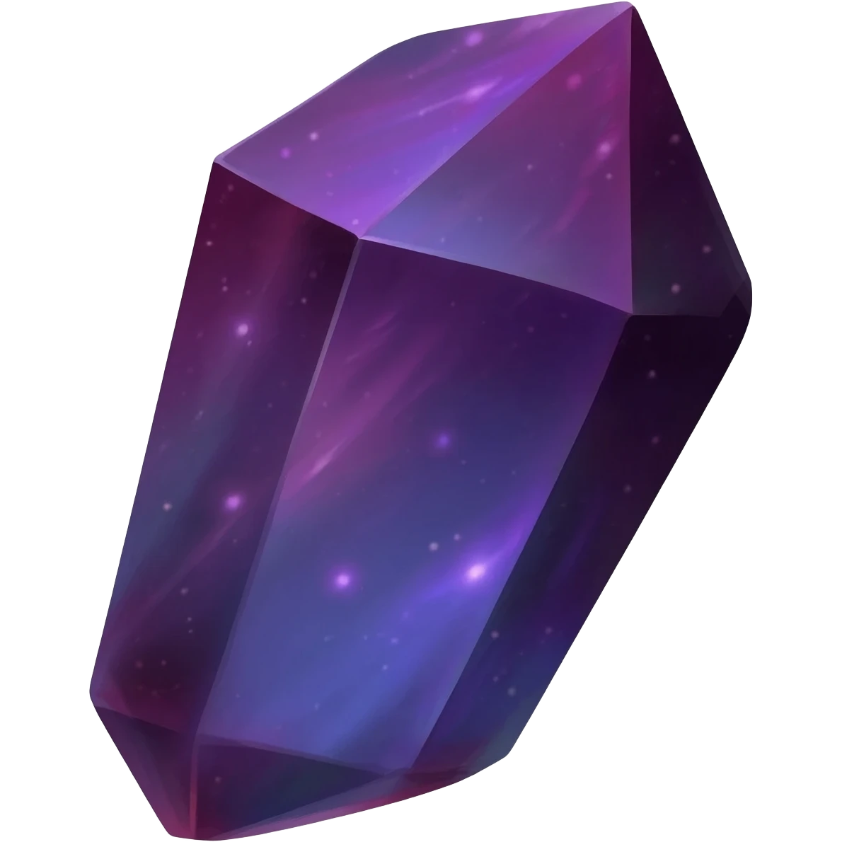 dark purple iridescent nebula crystal shard emoji