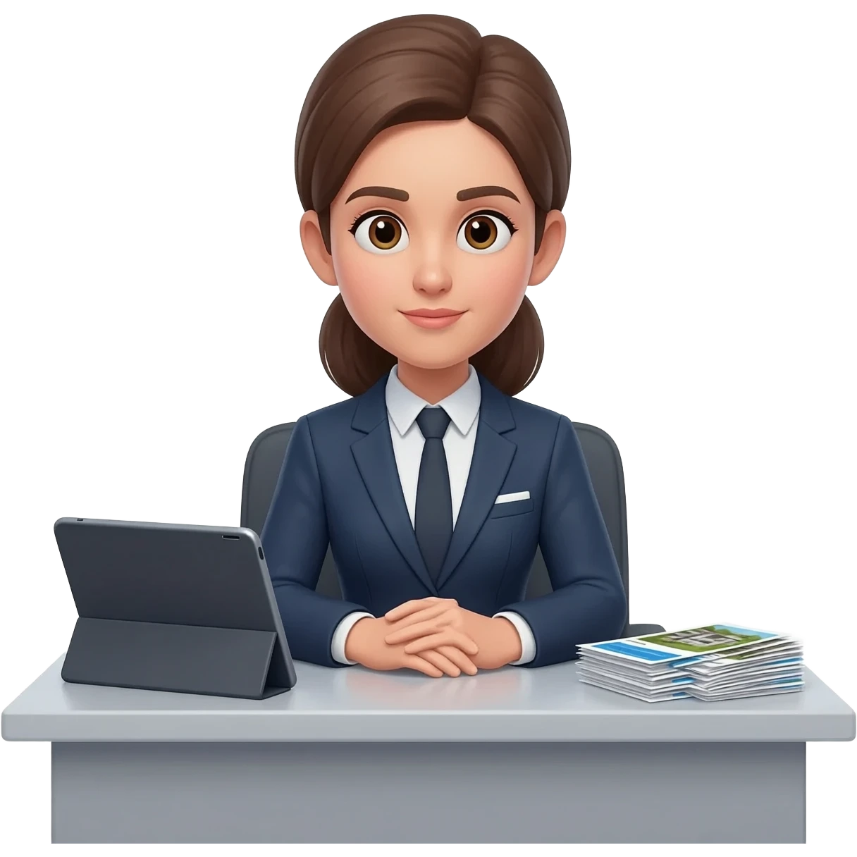 real estate agent market desk emoji