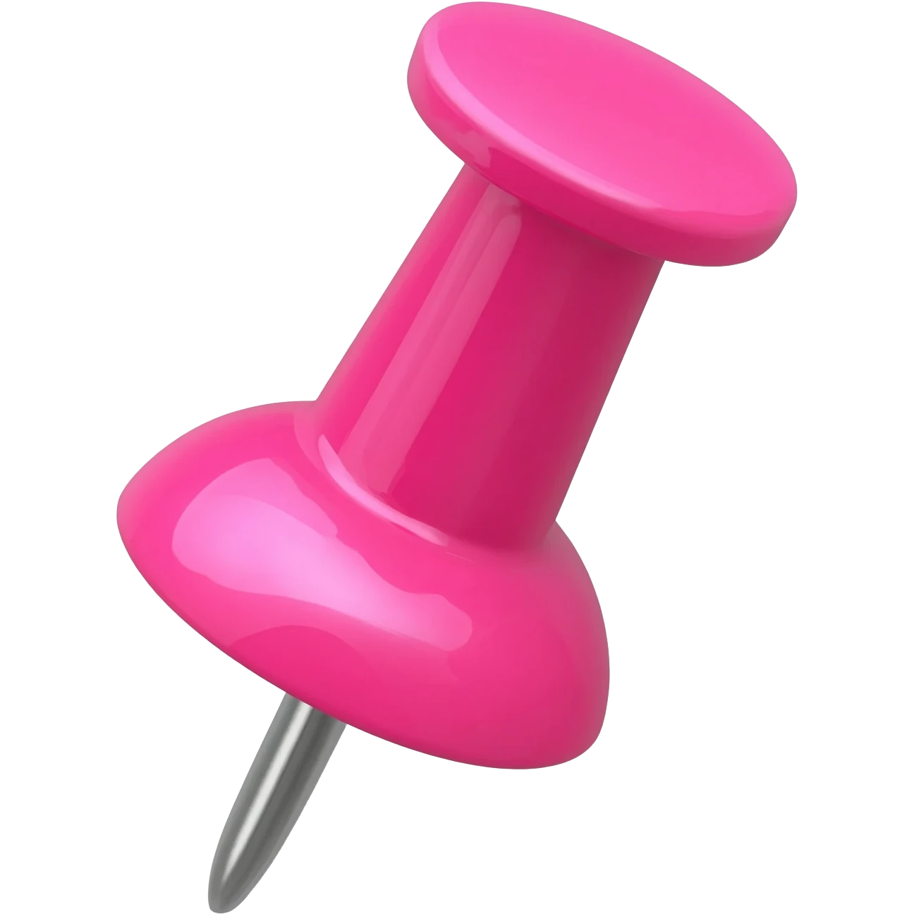 pink push pin emoji