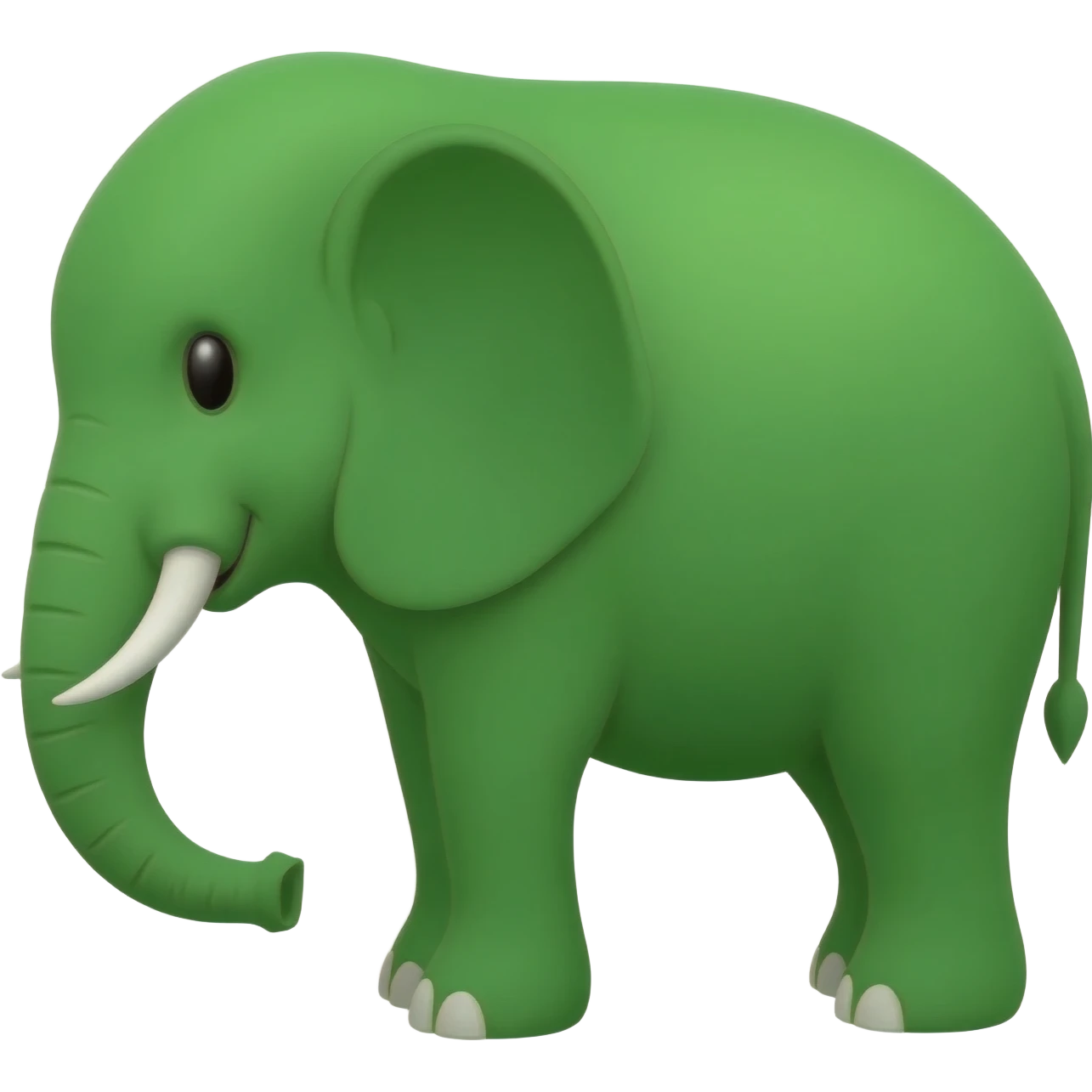 Green elephant emoji