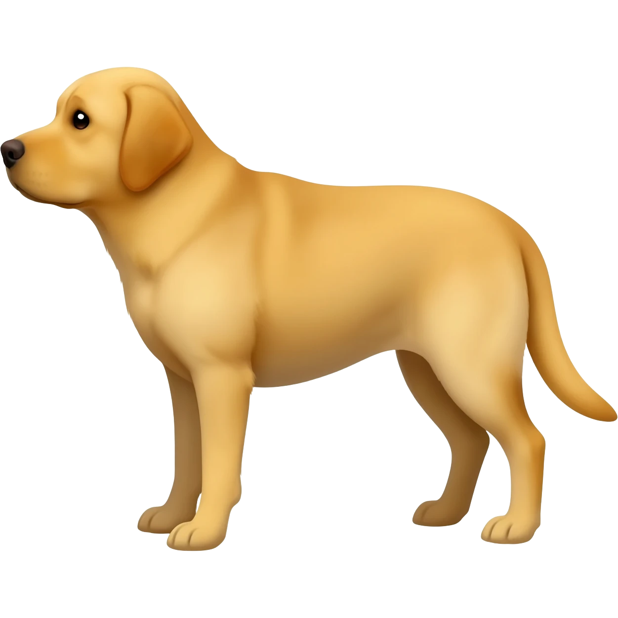 yellow male labrador emoji
