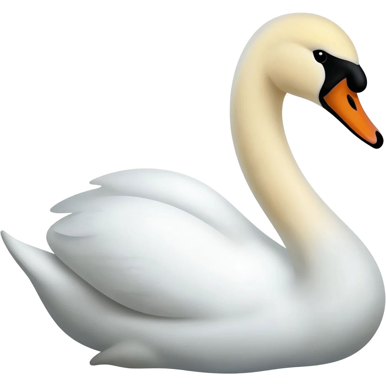 Swan right emoji