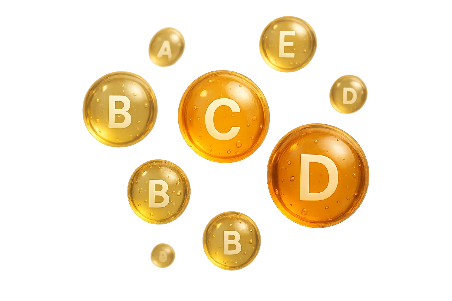 particelle di vitamine fluttuano in aria emoji