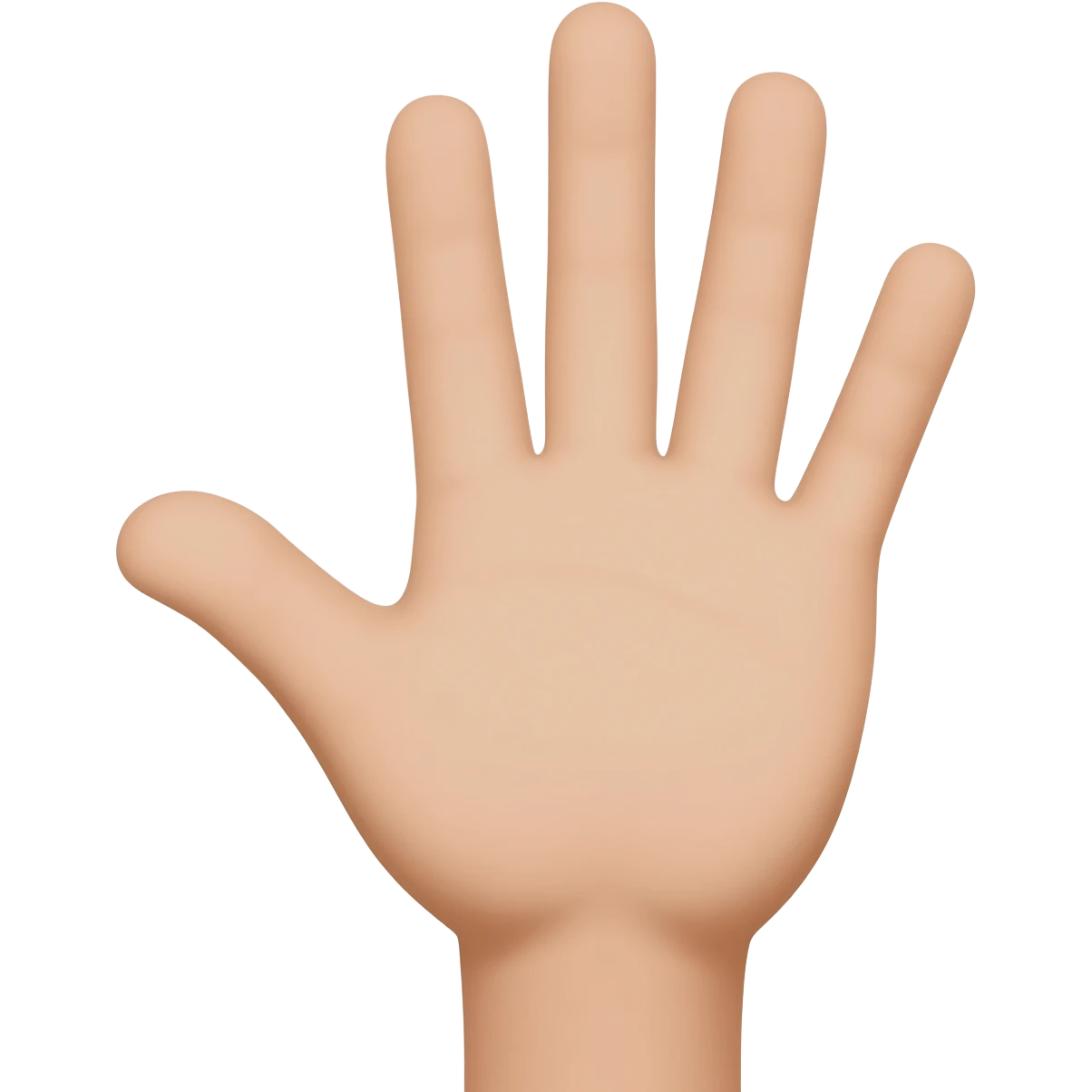 Emoji de mão fazendo quatro emoji