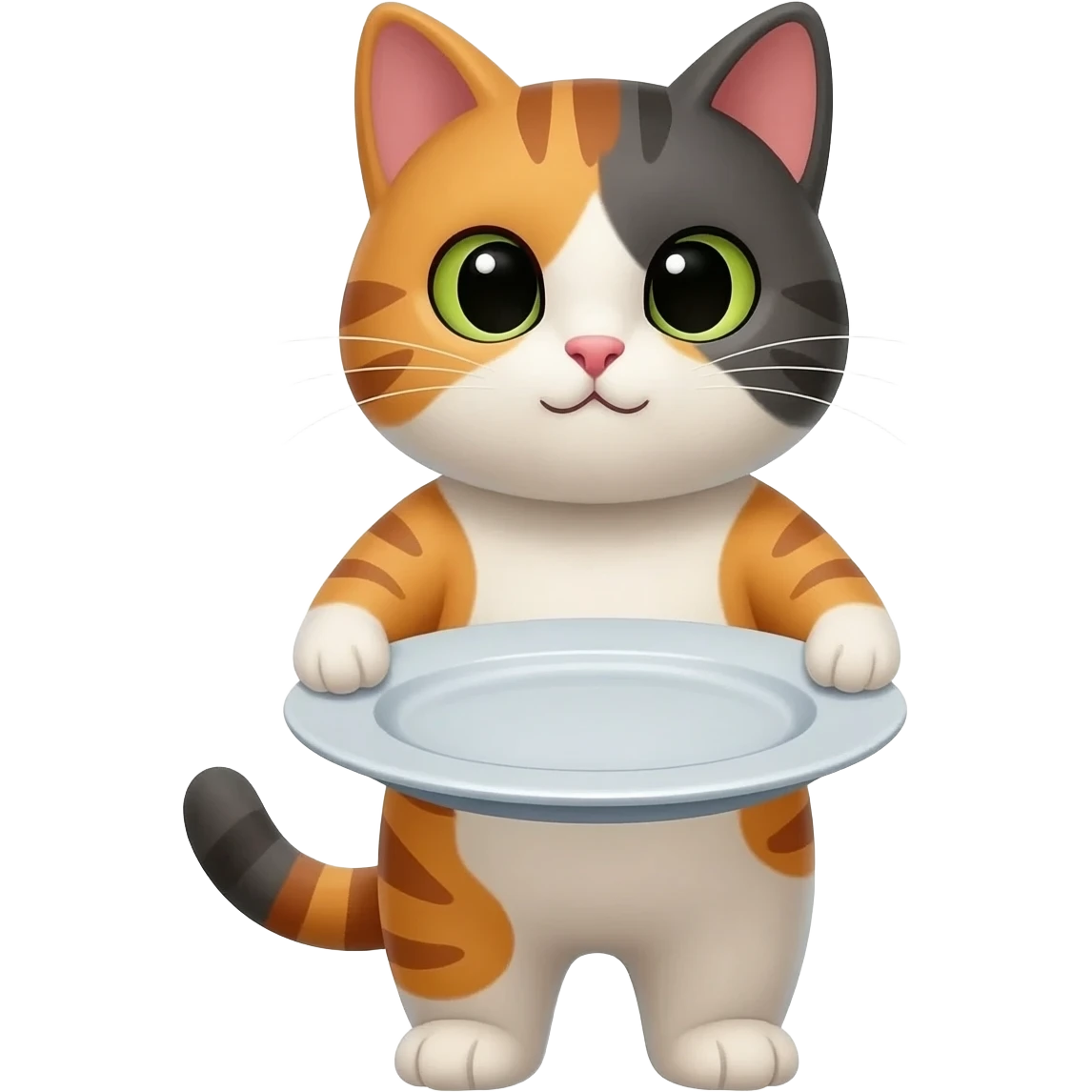 Dish cat emoji