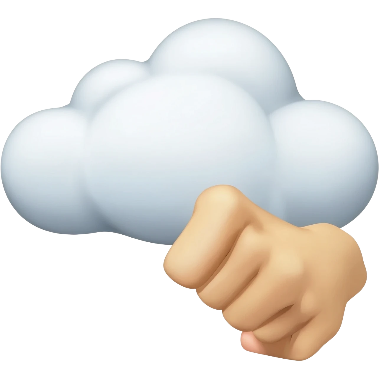 Fight cloud emoji