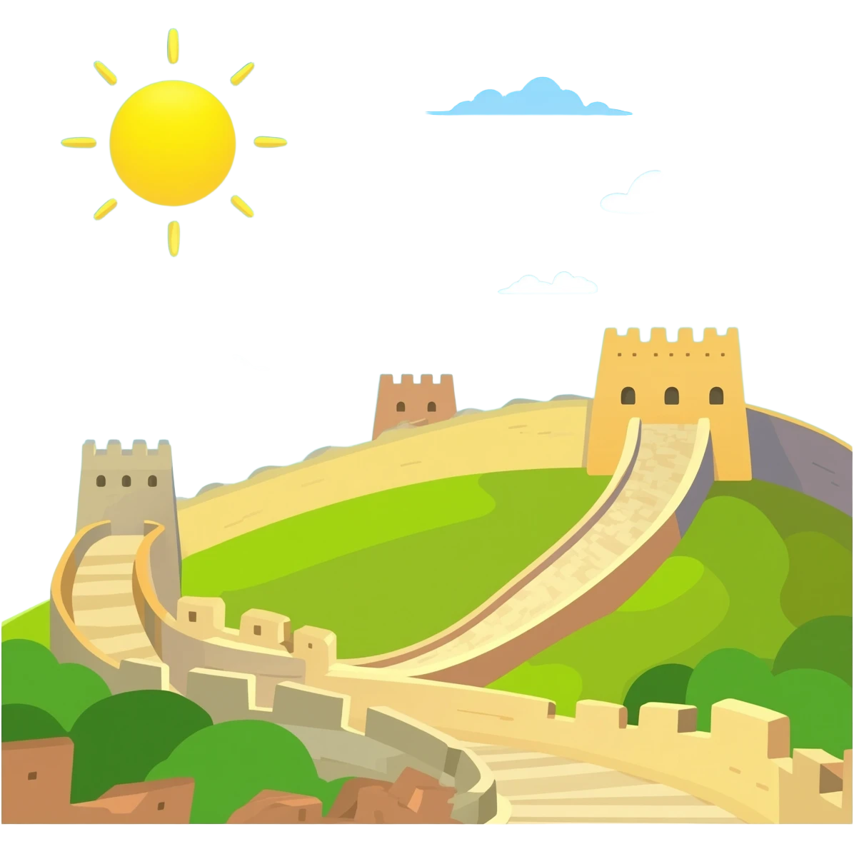 Great Wall of China emoji