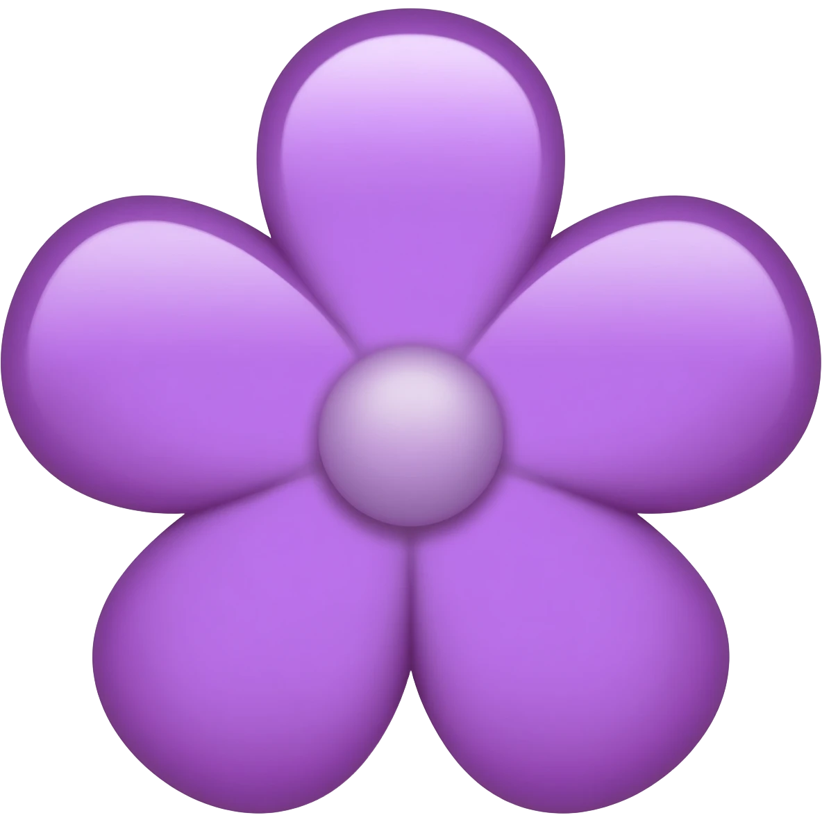 Purple emoji that is flower shaped. Make it aesthetic and. Small emoji emoji