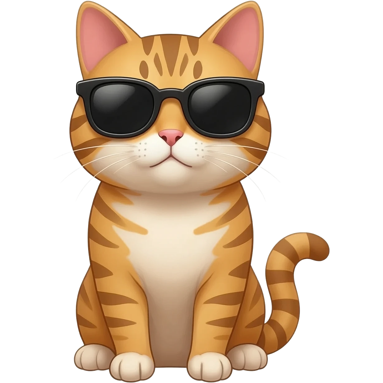 Cat wearing sunglasses emoji