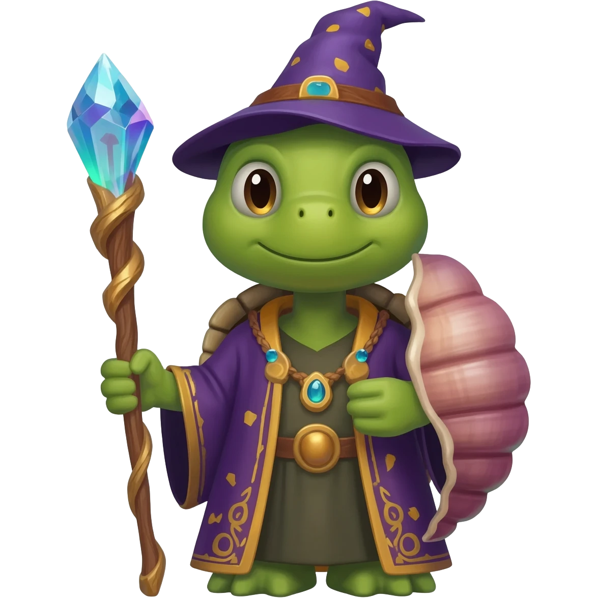 Turtle like wizard , Minimal emoji