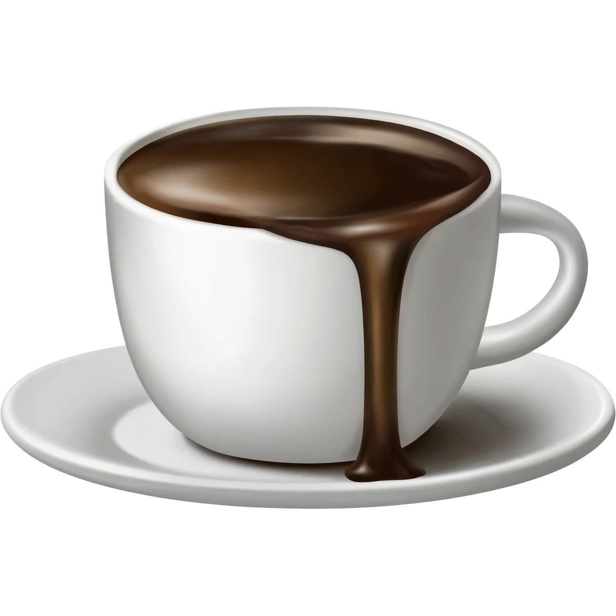 Cup overflowing emoji