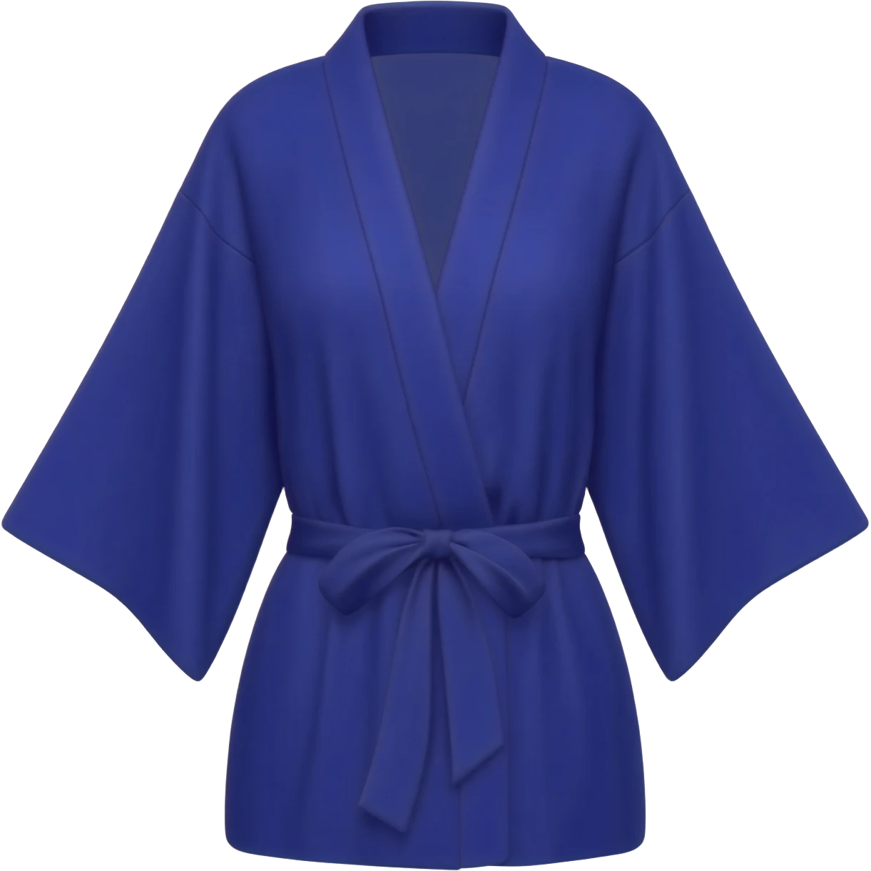 I said women kimono in navy rich royal blue shade. No other colors. But no face showing just the women kimono. emoji