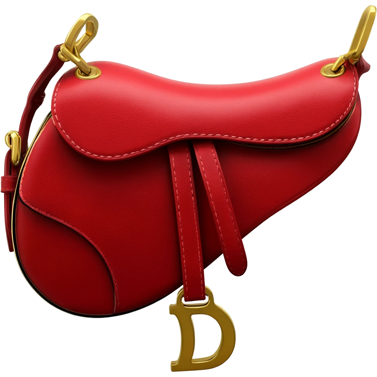 dior red saddle bag emoji