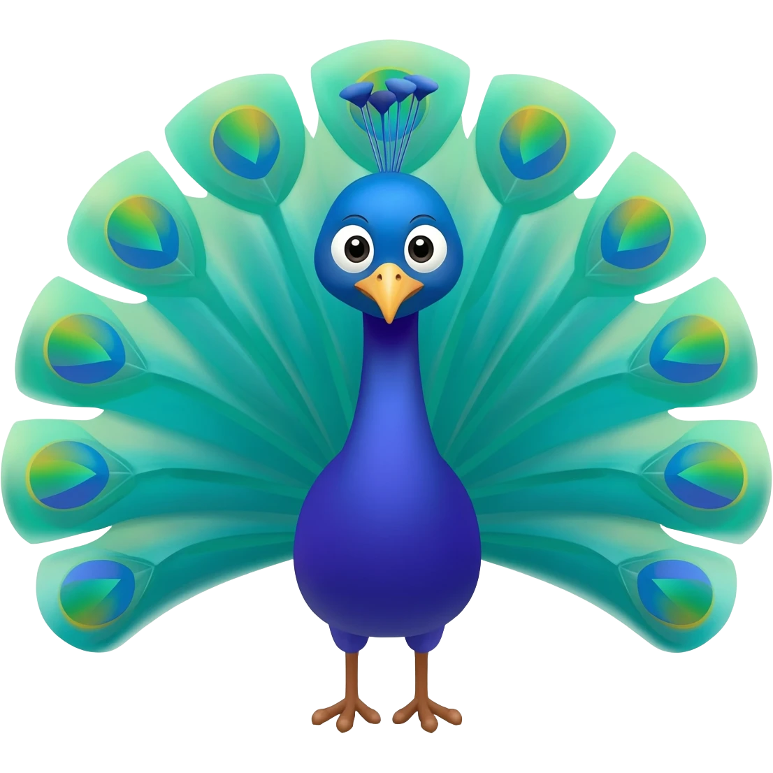 Peacock emoji