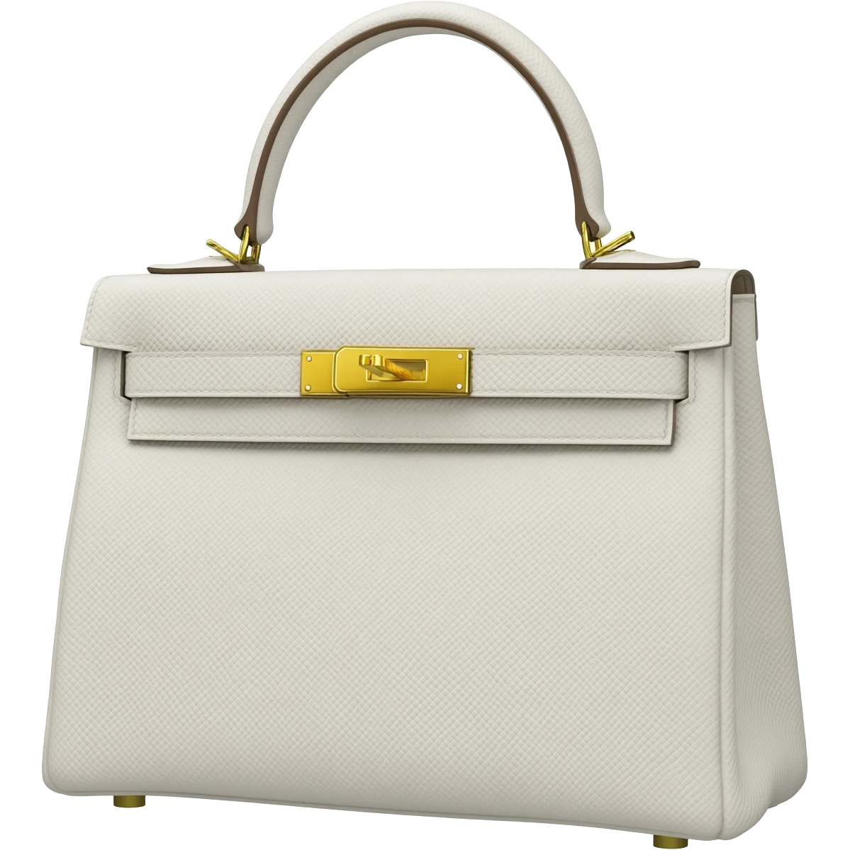 matte white kelly hermes bag emoji