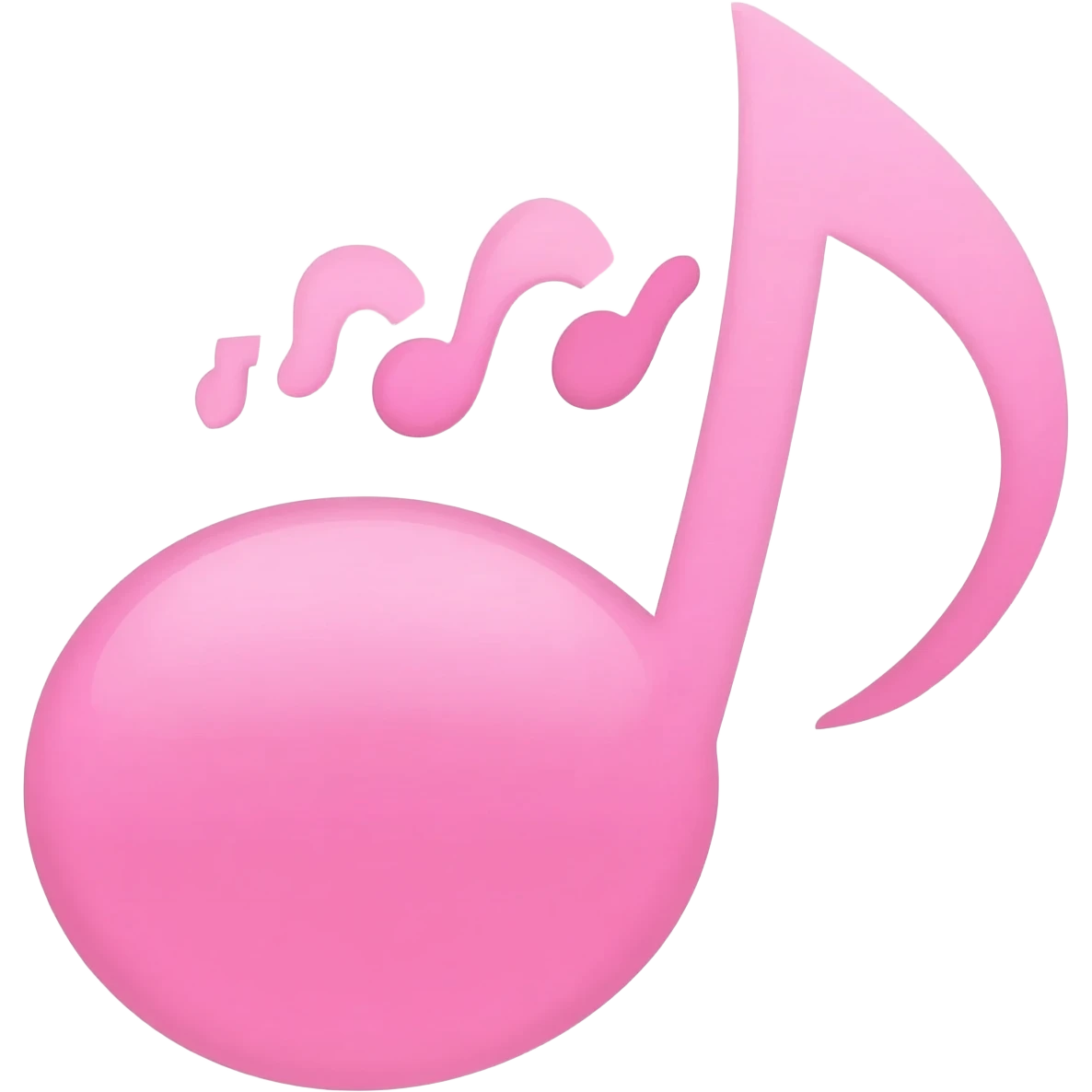 Icône Prendre son rythme. Pink aesthetic Girly emoji IOS coupe carré brun emoji