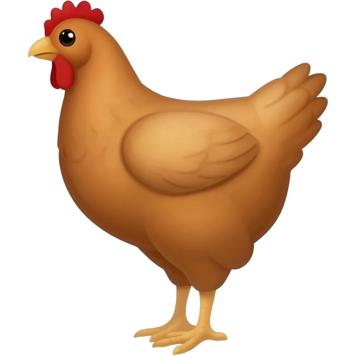 Chicken head full body  emoji