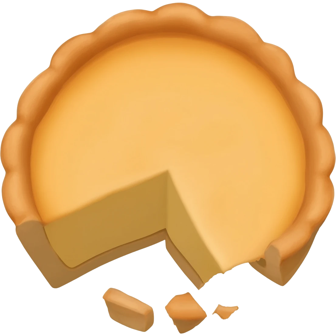 whole thanksgiving pie slice missing emoji