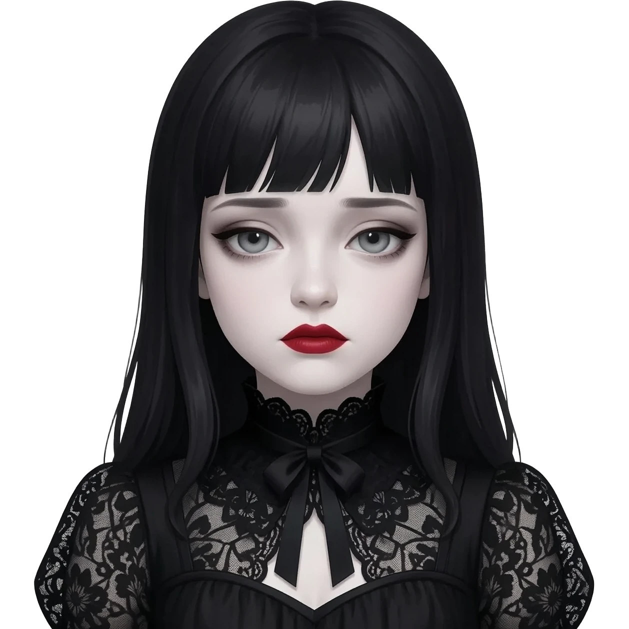 Gothic girl emoji