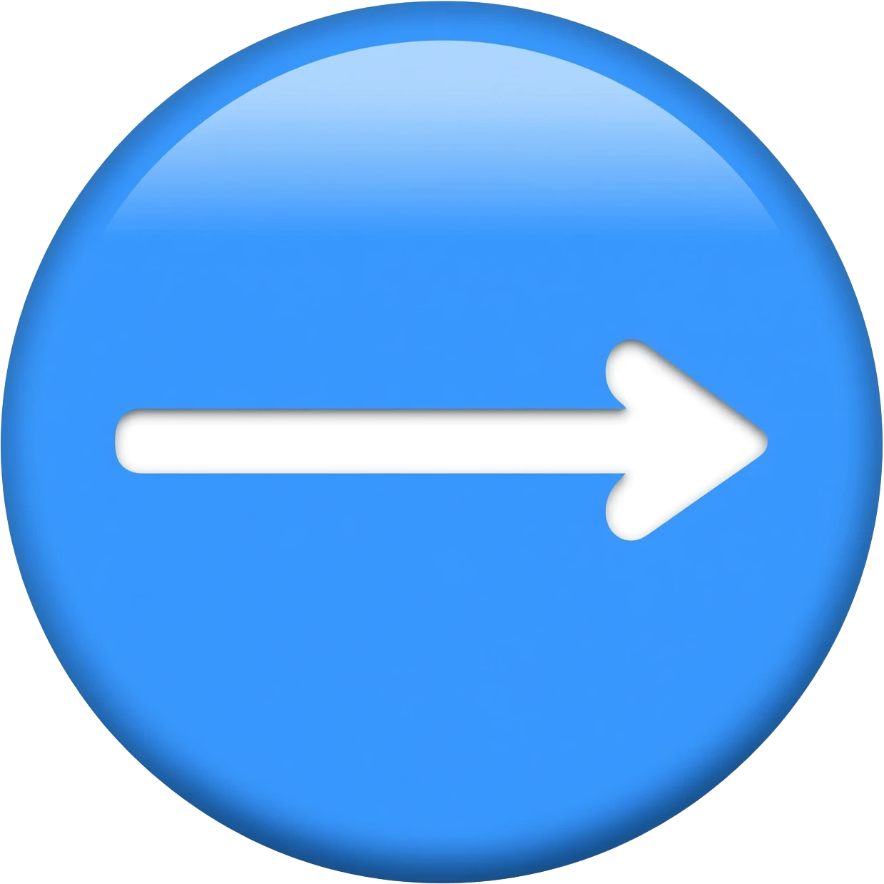 Quiero en ArrowChecpoin dentro de un círculo azul emoji