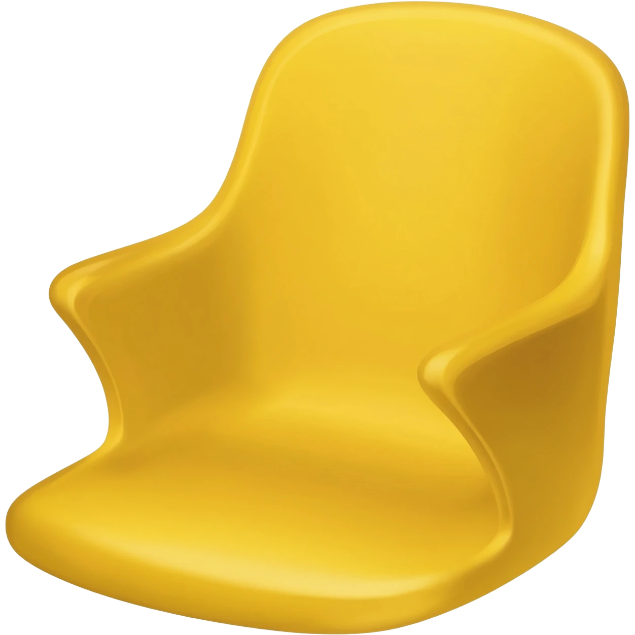 yellow baseball stadium seat emoji