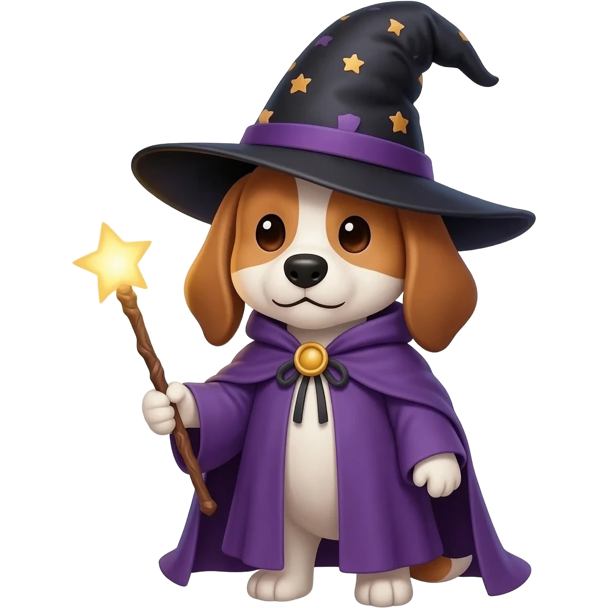 Dog wizard emoji