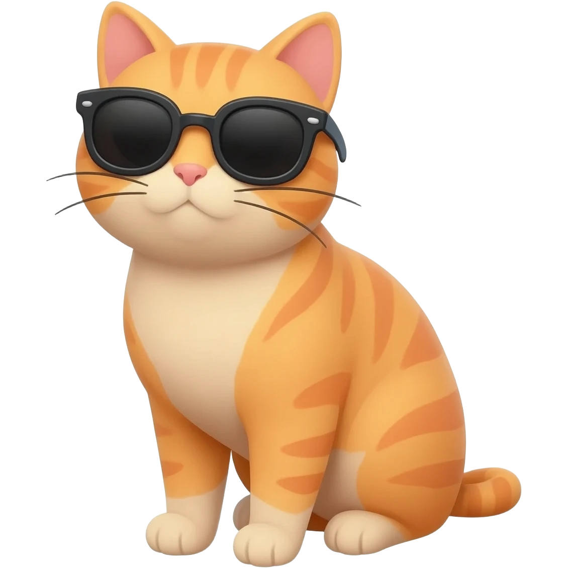 Cat wearing sunglasses emoji